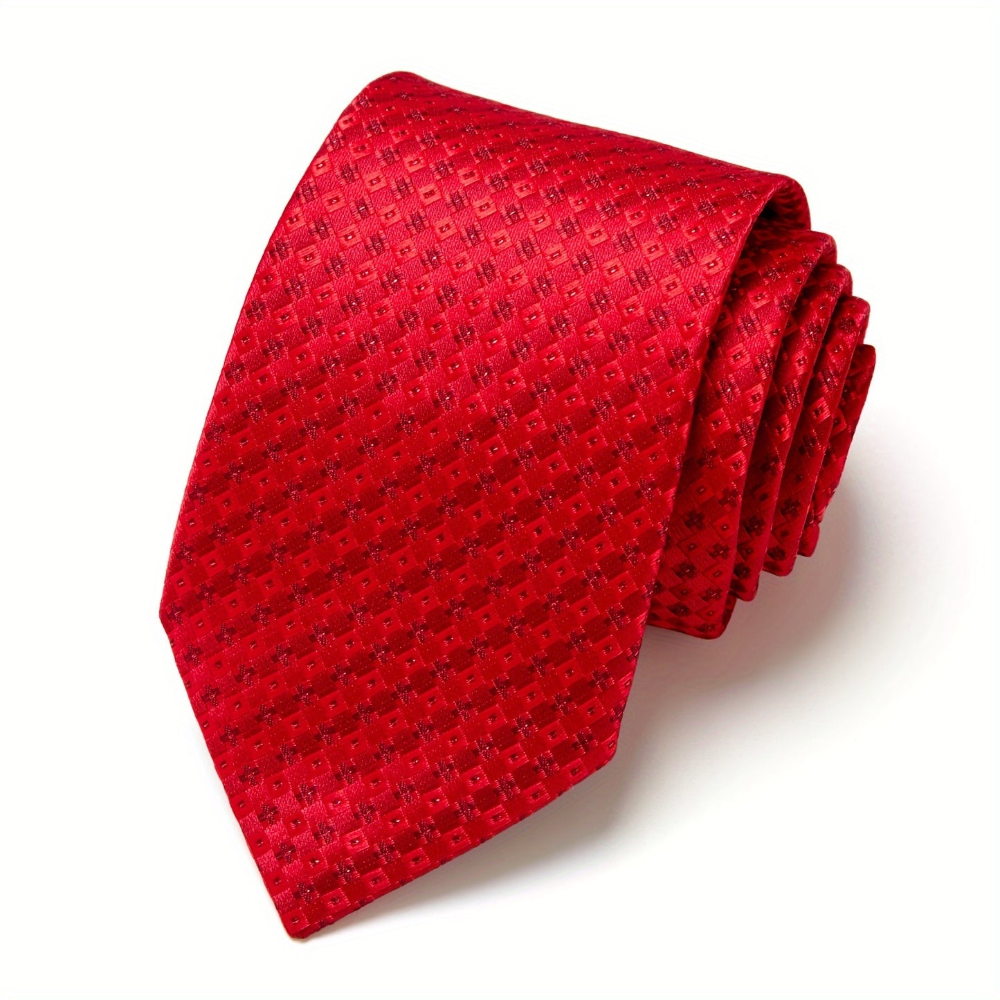 IN BLACK Men's Tie, Paisley Floral Necktie for Wedding Workplace