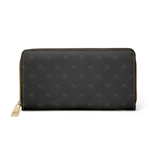 In black Zipper Wallet