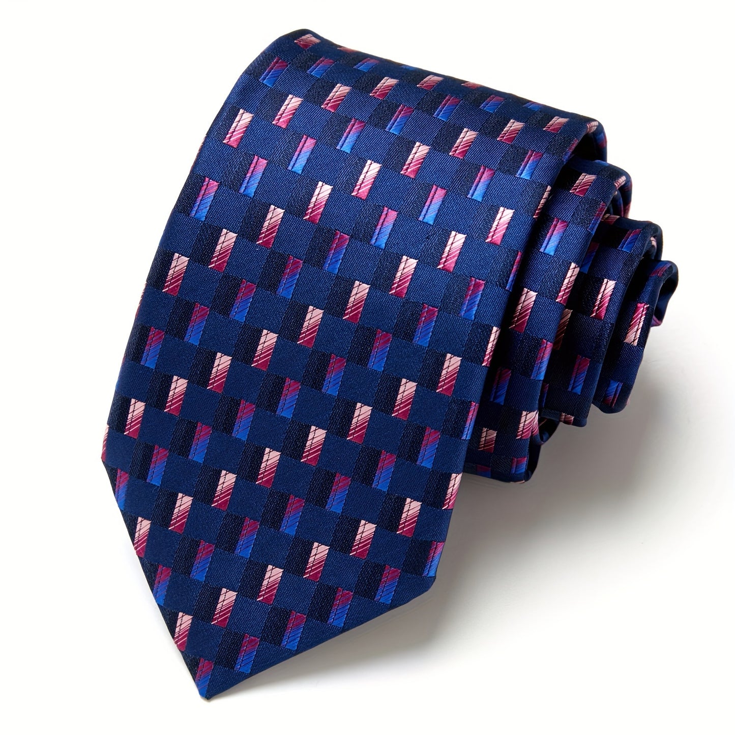 IN BLACK Men's Tie, Paisley Floral Necktie for Wedding Workplace