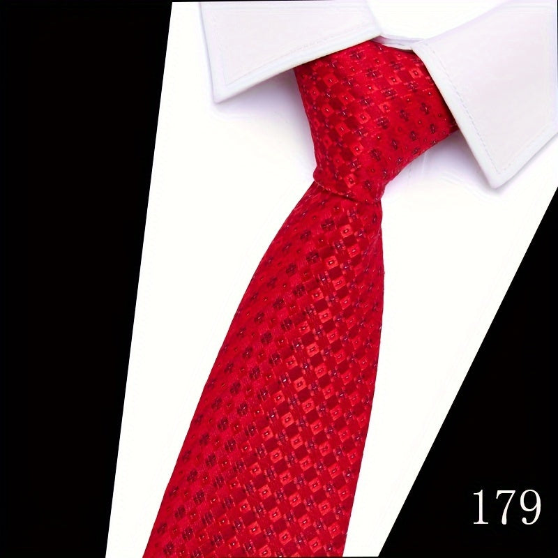 IN BLACK Men's Tie, Paisley Floral Necktie for Wedding Workplace