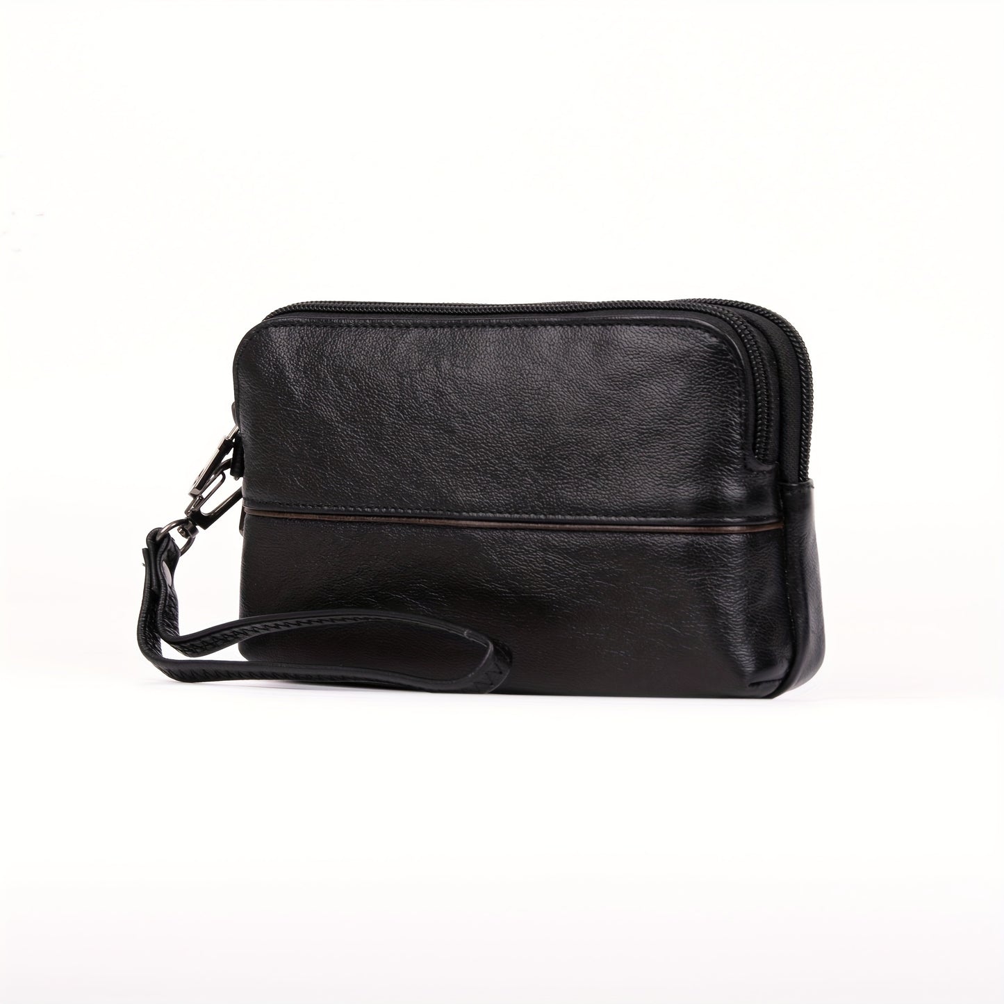 Men's Genuine Leather Handbag, Daily Wallet, Top Layer Cowhide Grab Bag