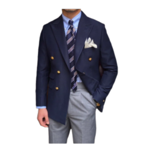 British Daily Only Jacket Men Blazer Slim Suit Blazer Homme Solid Color Masculino Fashion Suit Double Breasted Casual Trendy