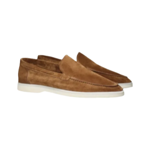 Yacht Loafers Frosted Suede Slip-on Driving Flat Shoes 4 Season Walking Lazy Mules Round Toe Penny Casual Shoes Man Big Size