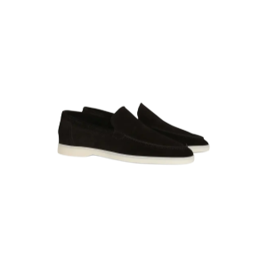 Yacht Loafers Frosted Suede Slip-on Driving Flat Shoes 4 Season Walking Lazy Mules Round Toe Penny Casual Shoes Man Big Size