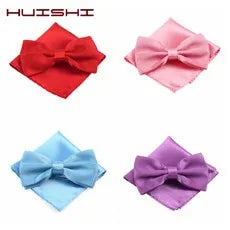 Tie Set For Men Silk Necktie Wedding Cufflinks Box Gift Tie Clip Men Pocket Square Necktie Luxury Business Wholesale Gravatas