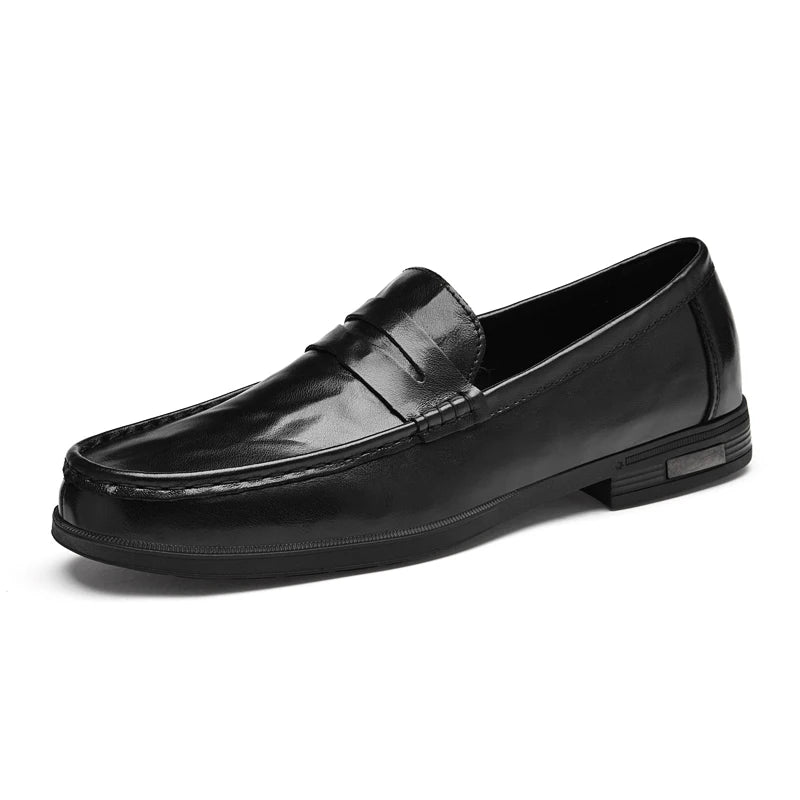 Genuine Leather Mens Loafers Handmade Casual Shoes for Men Slip on Flats Walking Shoe Breathable Man Driving Footwear Moccasins