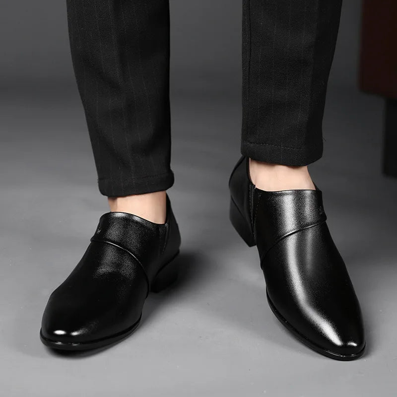 Oxfords Leather Shoes for Men Luxury Business Men Dress Shoes Party Wedding Office Work Shoe 2024 New Men Loafers Big size 38-50