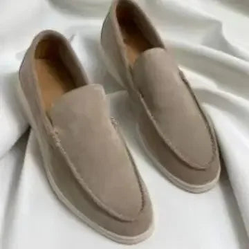 Loro*p Men's Loafers Soft Bottom Flat Casual Slip-on Shoes Suitable For Men Women Comfortable Breathable Summer Walking Shoes