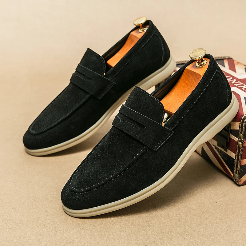 Luxry Men Loafers Shoes Slip On Moccasins Casual Shoes Man Party dress Shoes wedding Flats Formal Zapatos Hombre Plus Size 38-46