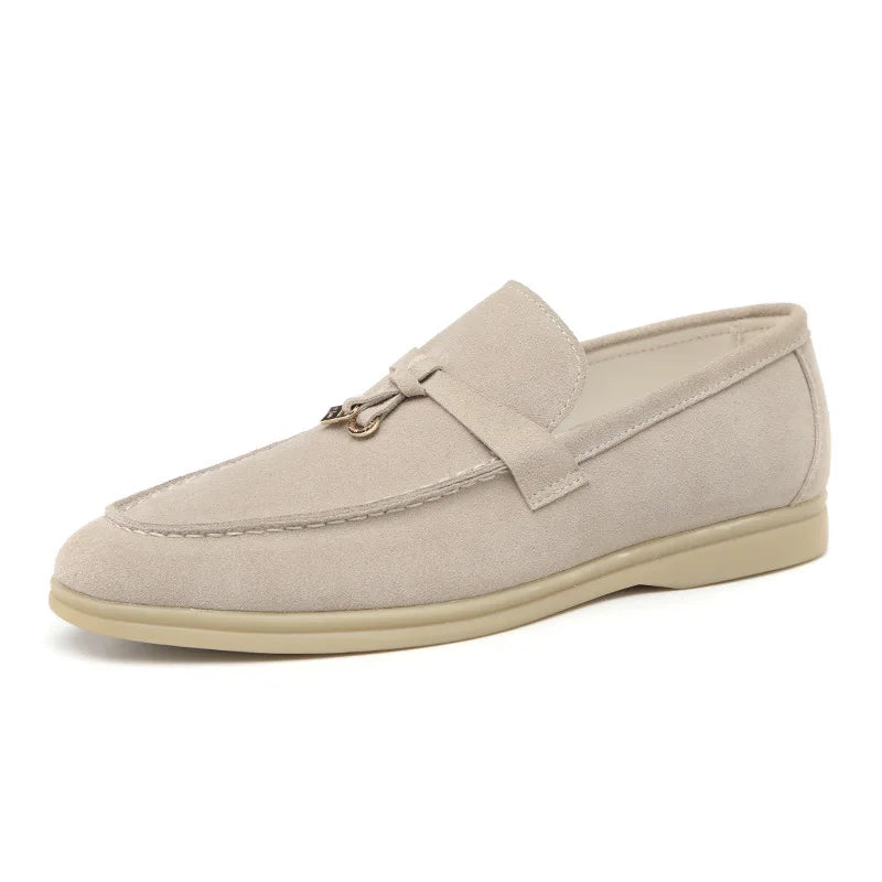 Fashion Men's Casual Shoes Genuine Suede Leather Men Classic British Style Tassels Loafers Moccasins Mens Outdoor Driving Flats