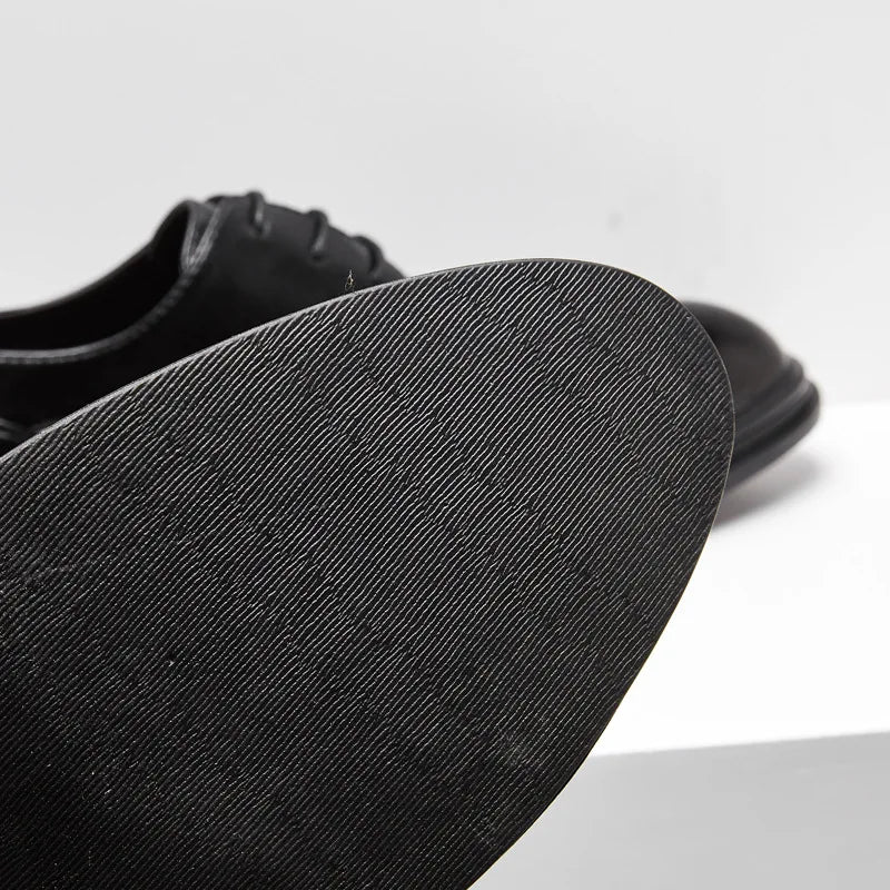 Handmade Mens Oxford Shoes Grey Leather Brogue Men's Dress Shoes Classic Business Formal Shoes for Man Wedding Zapatillas Hombre