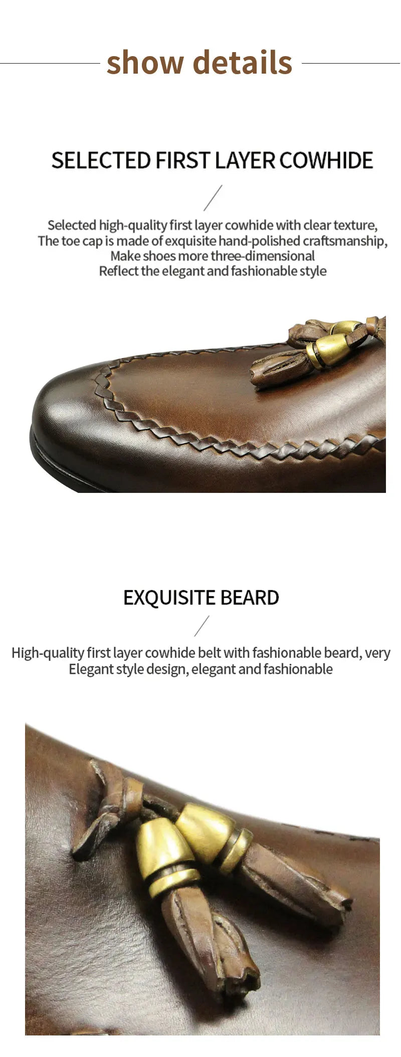 Office Loafers Men Shoes Made Pure Cowhide Leather Zapatos Para Hombres Dress Business Daily Footwears Breathable Fast Delivery