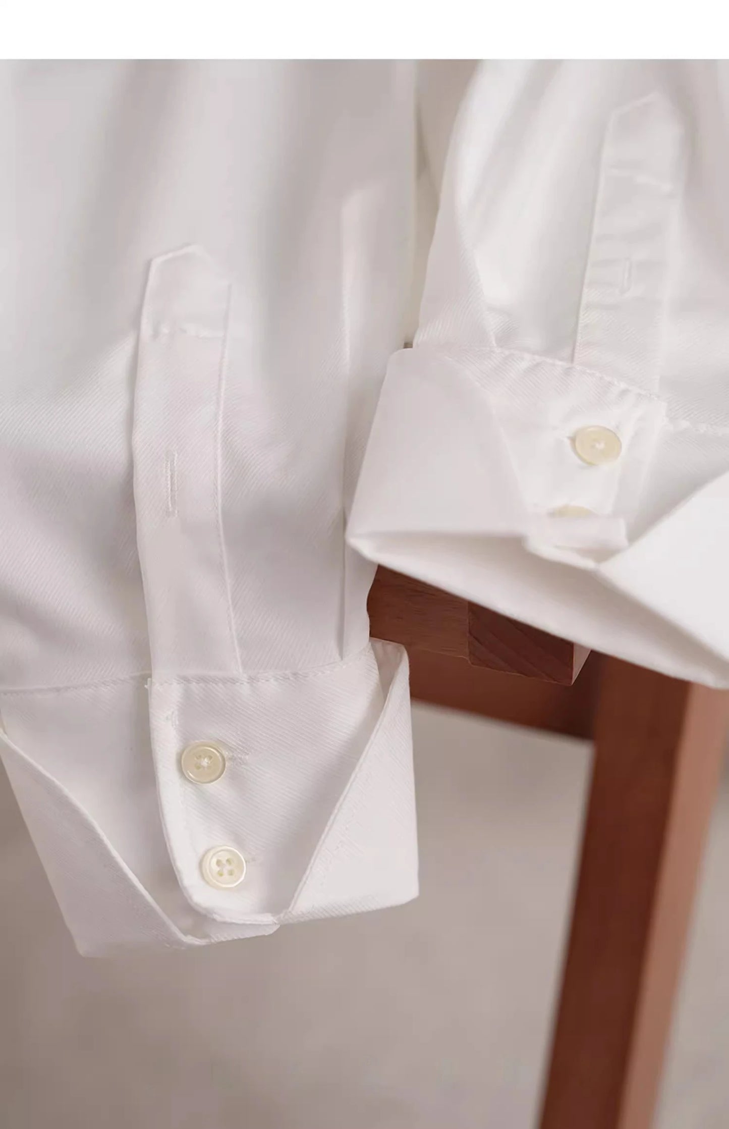 Classic White Design Shirt For Men Long Sleeve Casual Business Dress Shirt Social Party Tuxedo Chemise Homme Korean Men Clothes