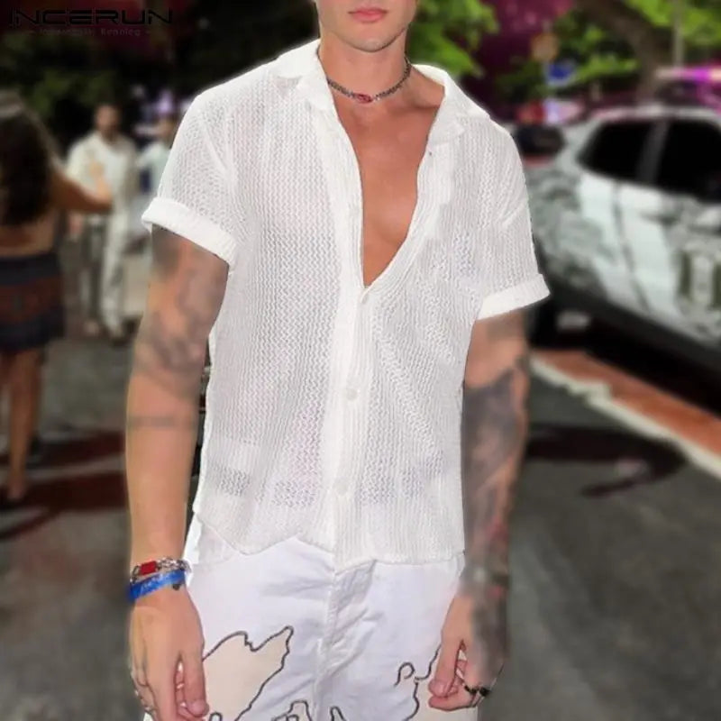 Out Trawear Summer Fashion Men Clothing INCERUN