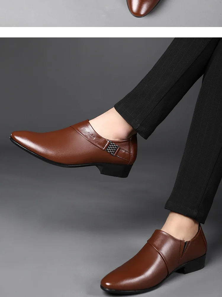 Oxfords Leather Shoes for Men Luxury Business Men Dress Shoes Party Wedding Office Work Shoe 2024 New Men Loafers Big size 38-50