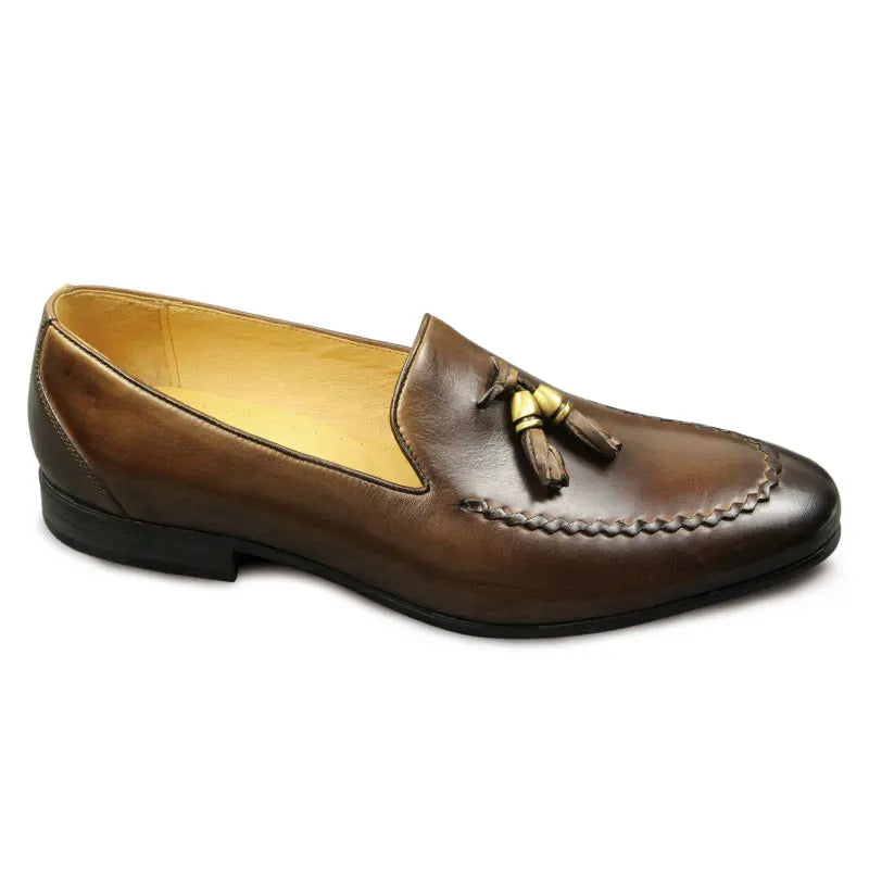 Office Loafers Men Shoes Made Pure Cowhide Leather Zapatos Para Hombres Dress Business Daily Footwears Breathable Fast Delivery
