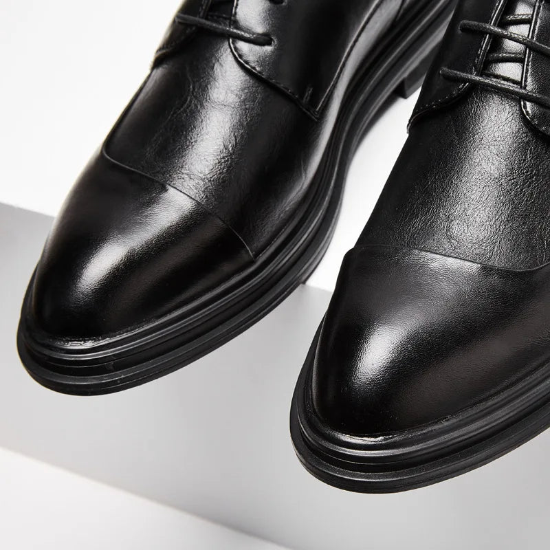 Handmade Mens Oxford Shoes Grey Leather Brogue Men's Dress Shoes Classic Business Formal Shoes for Man Wedding Zapatillas Hombre