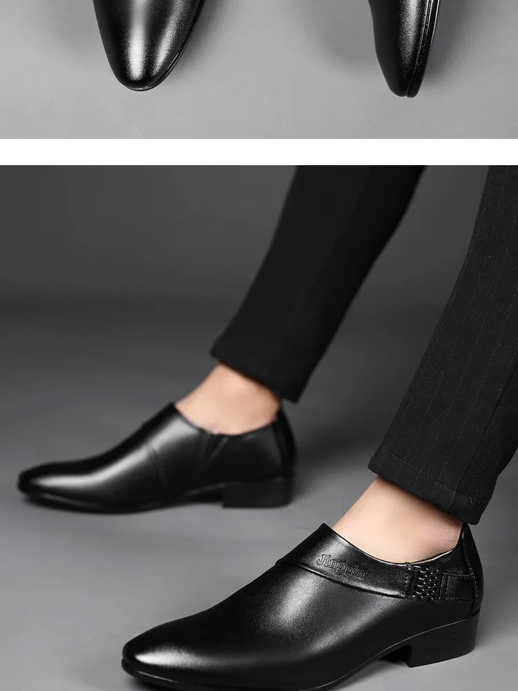 Oxfords Leather Shoes for Men Luxury Business Men Dress Shoes Party Wedding Office Work Shoe 2024 New Men Loafers Big size 38-50