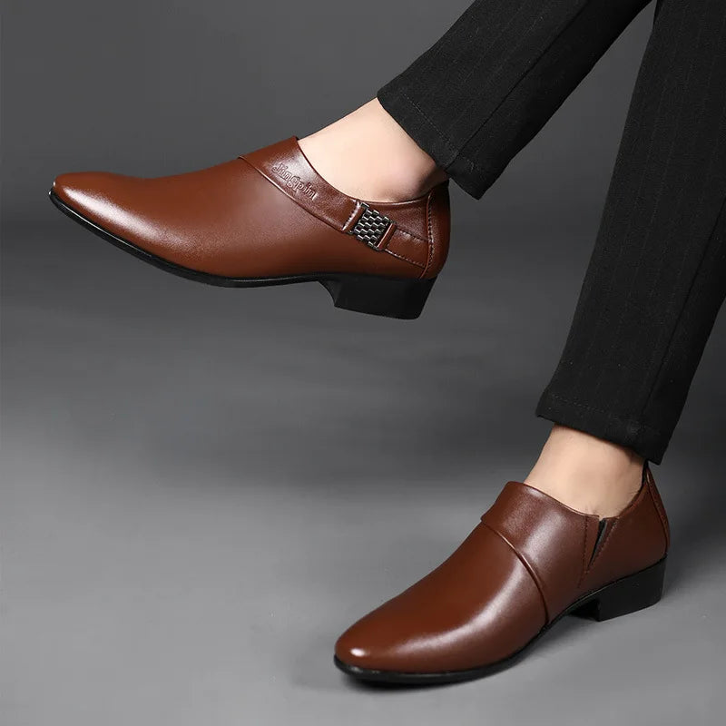 Oxfords Leather Shoes for Men Luxury Business Men Dress Shoes Party Wedding Office Work Shoe 2024 New Men Loafers Big size 38-50