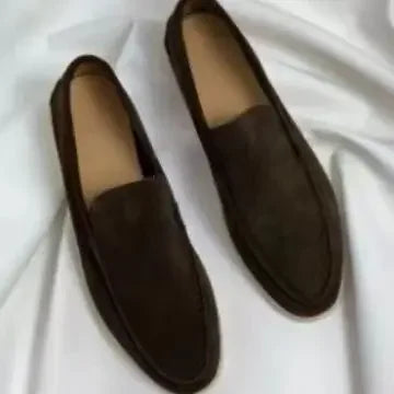 Loro*p Men's Loafers Soft Bottom Flat Casual Slip-on Shoes Suitable For Men Women Comfortable Breathable Summer Walking Shoes