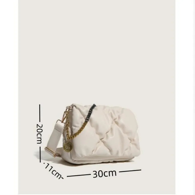 UKF Elegant Women's Tote Bag Trend New Luxury Designer Handbag Crossbody Bags For Women One Shoulder Luxury Bag сумка женская