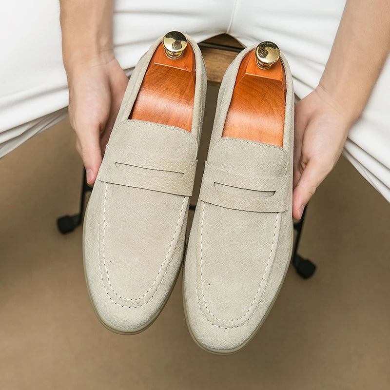 Luxry Men Loafers Shoes Slip On Moccasins Casual Shoes Man Party dress Shoes wedding Flats Formal Zapatos Hombre Plus Size 38-46