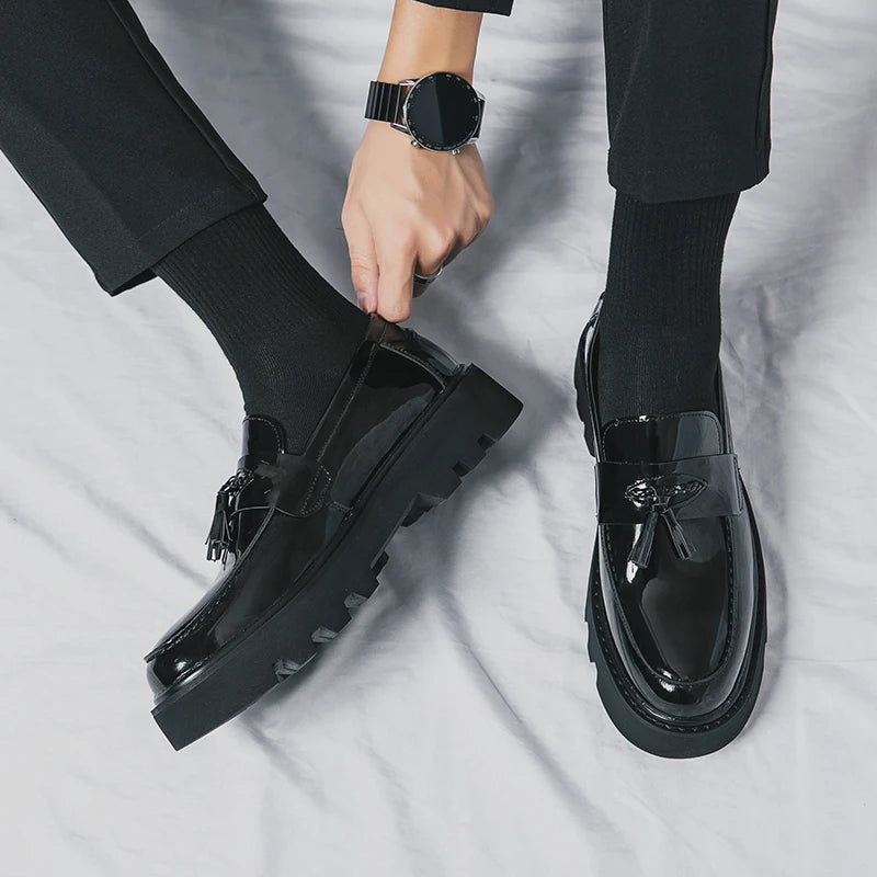 Men's Loafers Luxury B Shoes Breathable Slip-On Solid Formal Casual Shoes Handmade Designer Men Shoes Mocassin