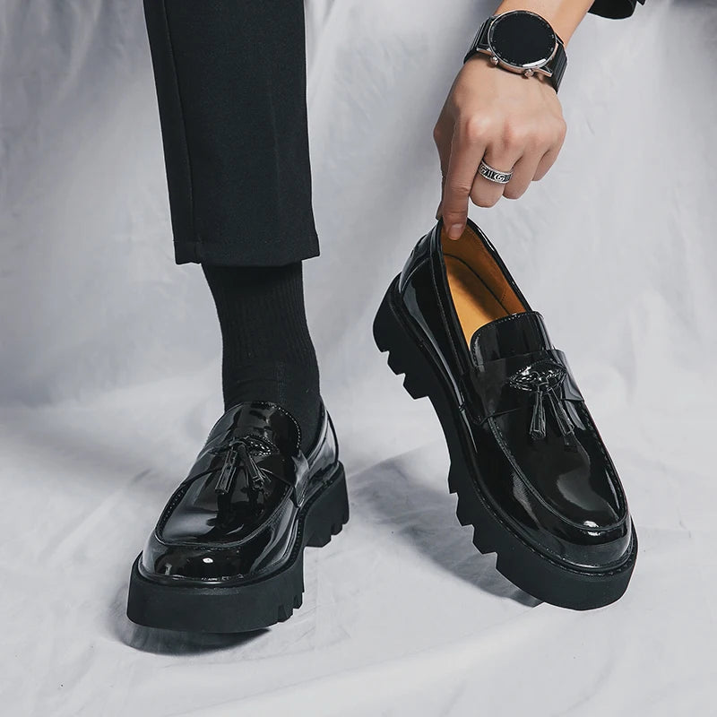 Men's Loafers Luxury B Shoes Breathable Slip-On Solid Formal Casual Shoes Handmade Designer Men Shoes Mocassin