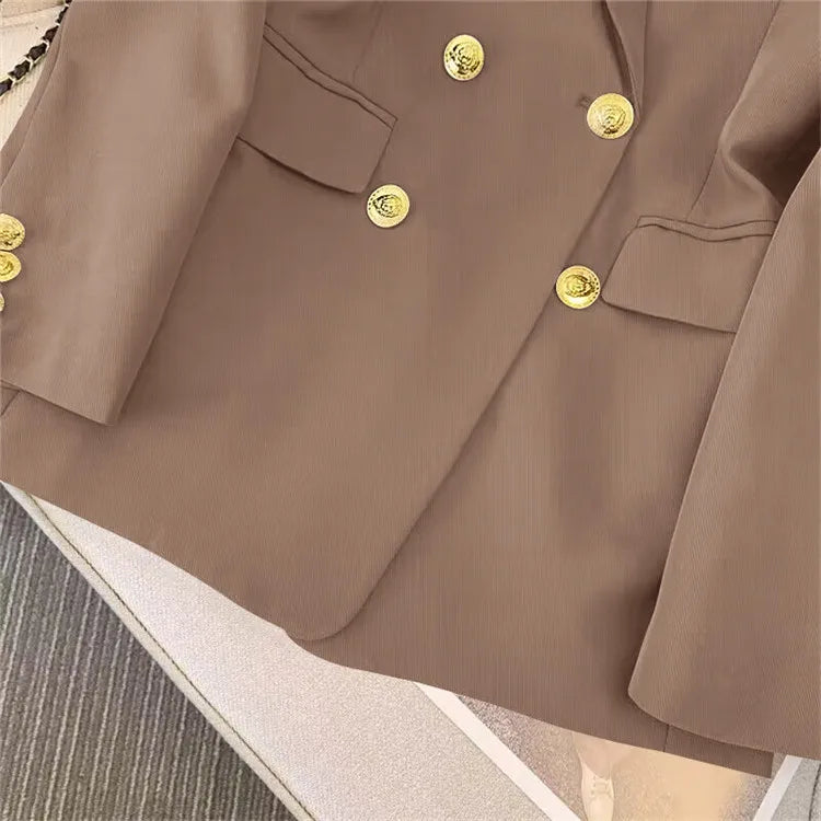 Autumn Two Piece Set For Women 2024 Casual Chic And Elegant Tops Coats Outfit Blazers Pants Sets Women's Suit Clothing