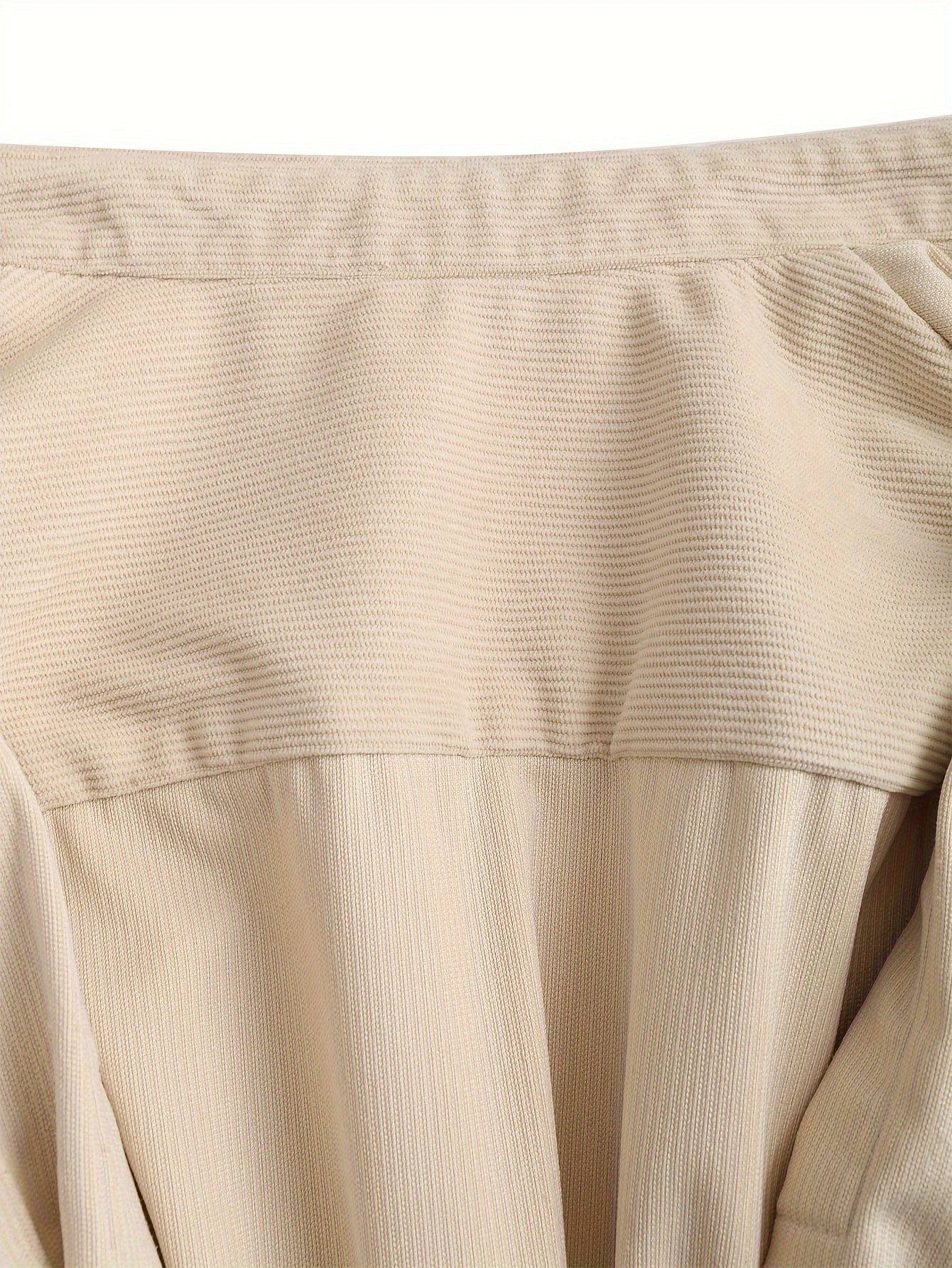 Men's Casual Button-Up Corduroy Shirt, Breathable Comfy Shirt With Pockets For Work & Daily Wear
