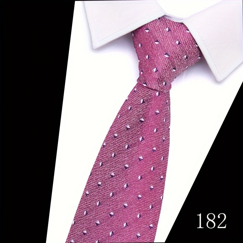 IN BLACK Men's Tie, Paisley Floral Necktie for Wedding Workplace