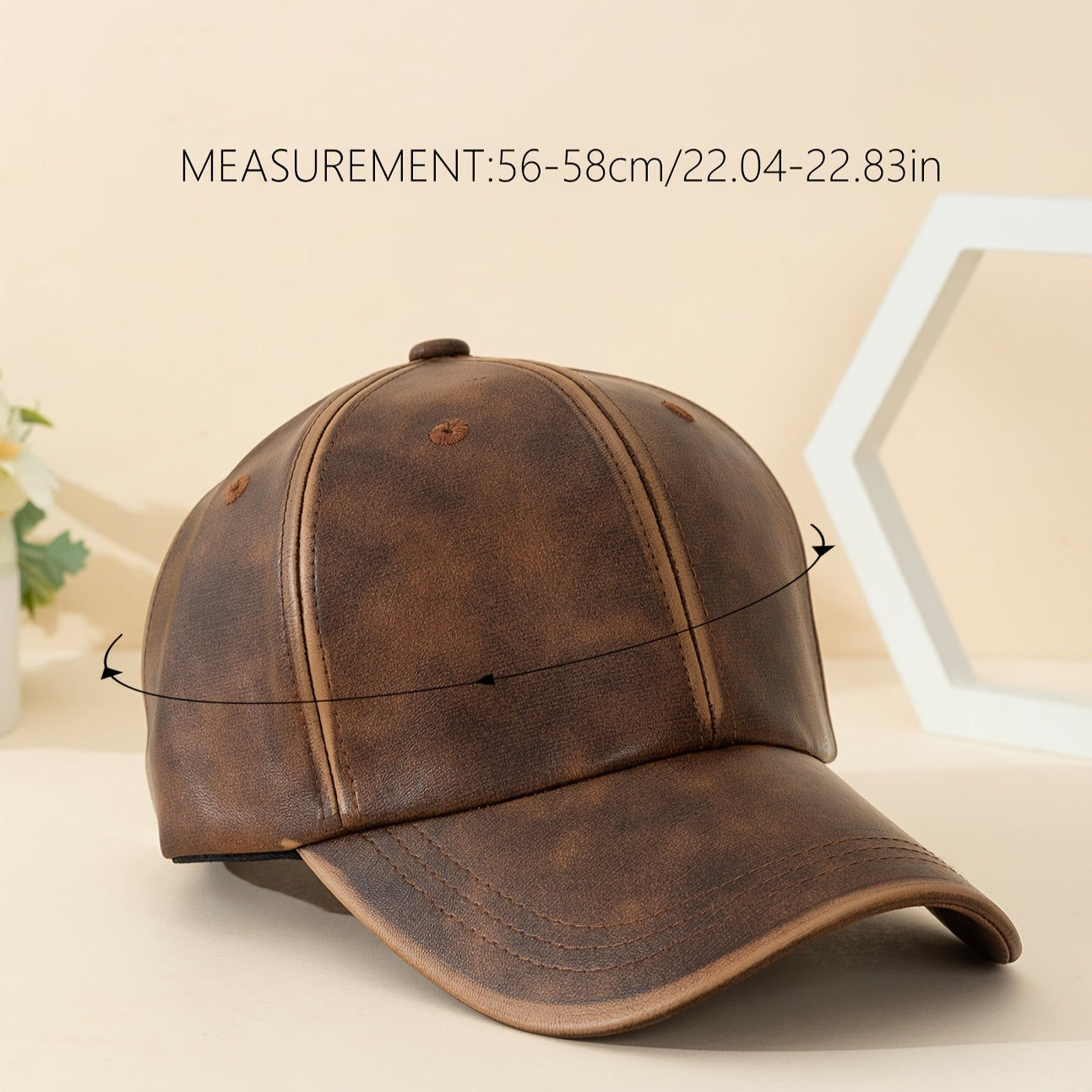 Unisex Washed Distressed Leather PU Leather Four Seasons Commuting