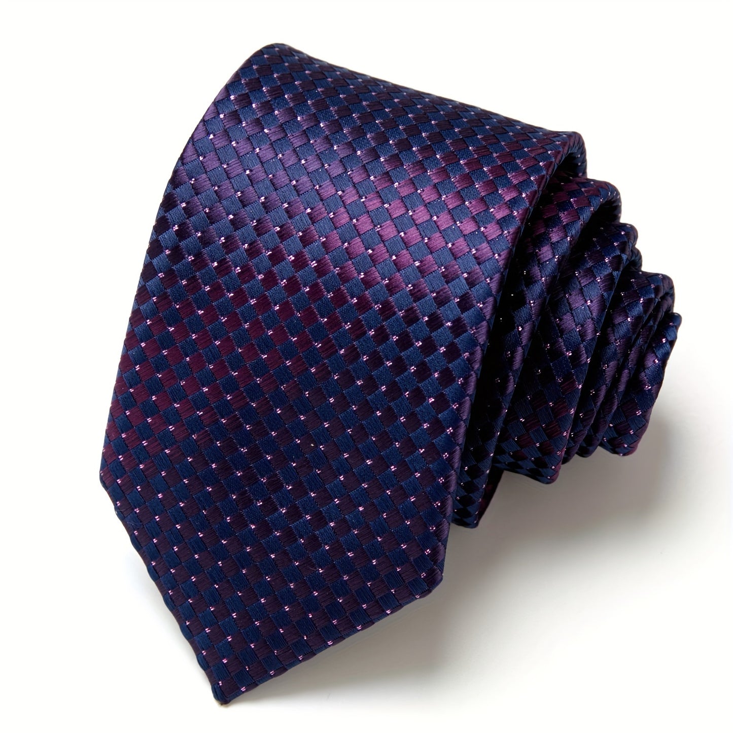 IN BLACK Men's Tie, Paisley Floral Necktie for Wedding Workplace