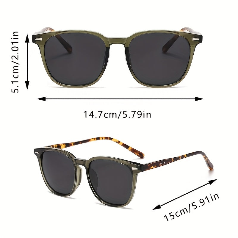 Unisex Oval Frame Lightweight Travel Fashion Glasses, Anti-Reflective PC Lens, Polycarbonate Material, Ideal for Hiking, Parties, School, Shopping, Casual Wear, Perfect Gift for Various Occasions