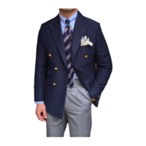 British Daily Only Jacket Men Blazer Slim Suit Blazer Homme Solid Color Masculino Fashion Suit Double Breasted Casual Trendy